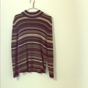 Earth Toned Striped Sweater